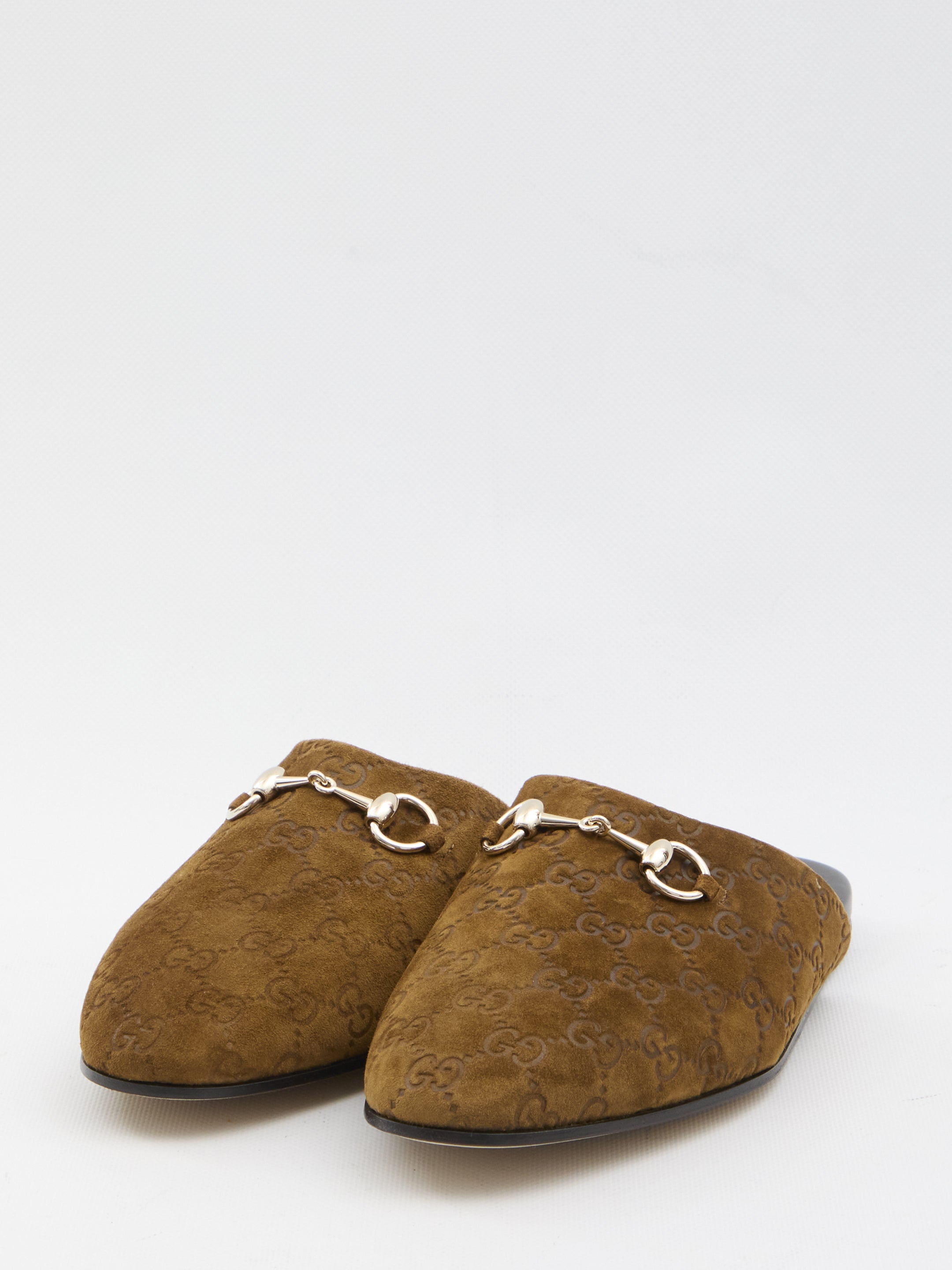 GUCCI Suede Leather Loafers with Horsebit - UK Size - Banlieue91 -