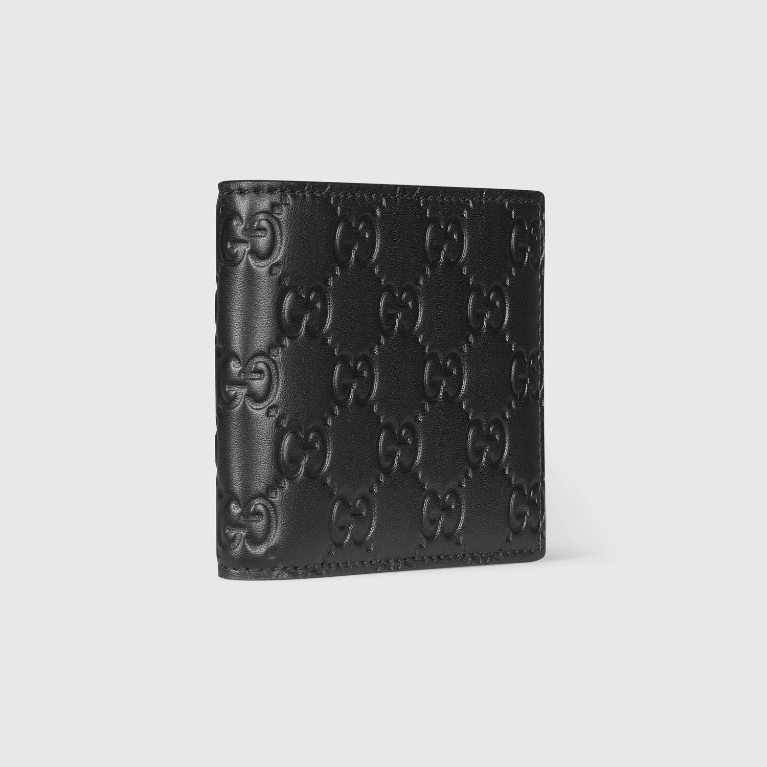 GUCCI Mini Bi-Fold Wallet with Embossed Pattern - Banlieue91 -