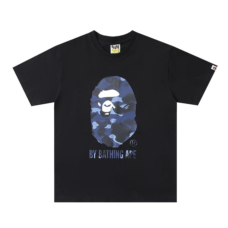 Bathing Ape Black T-Shirt without Collar - Banlieue91