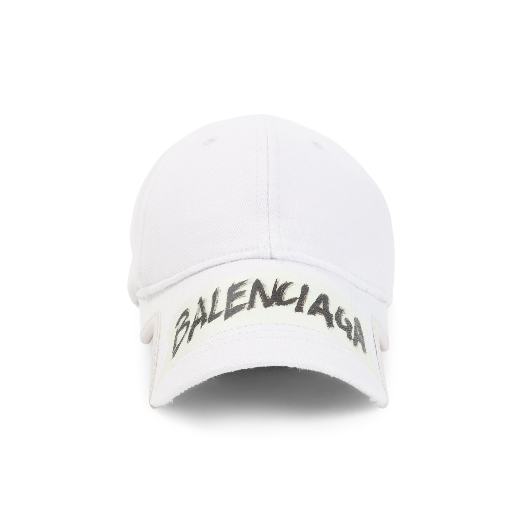 BALENCIAGA Masking Tape Cap - Curved Peak with Adjustable Strap - Banlieue91 -