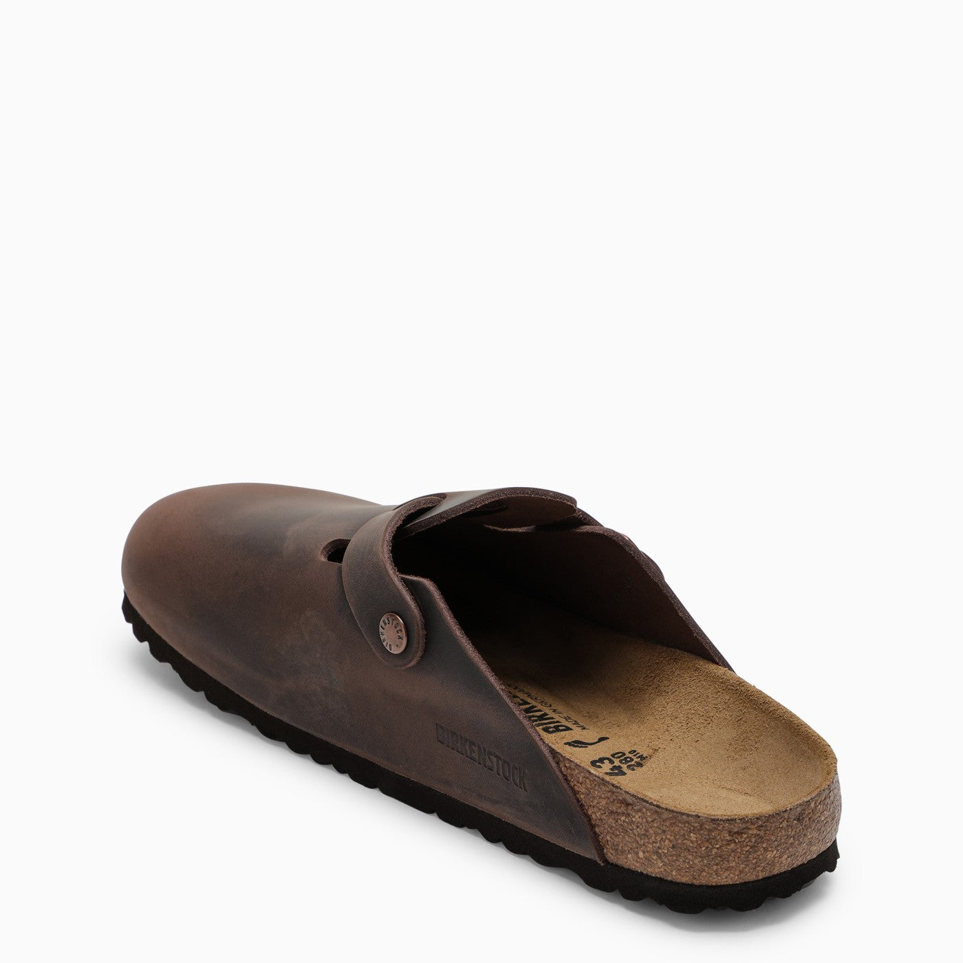 Birkenstock Boston Habana Slipper In Oiled Leather