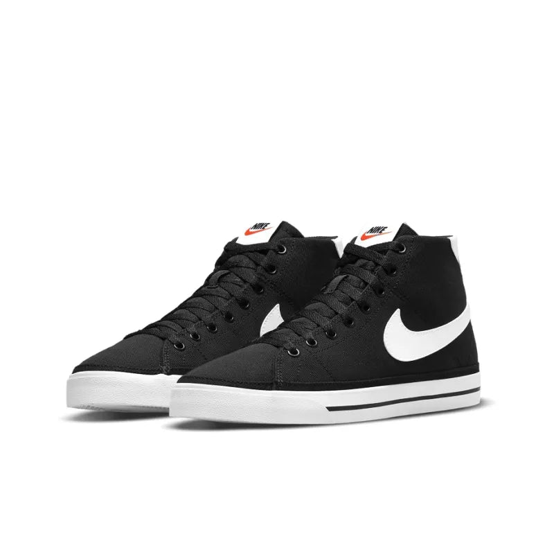 Nike Court Legacy Canvas Mid 'Black White Orange'