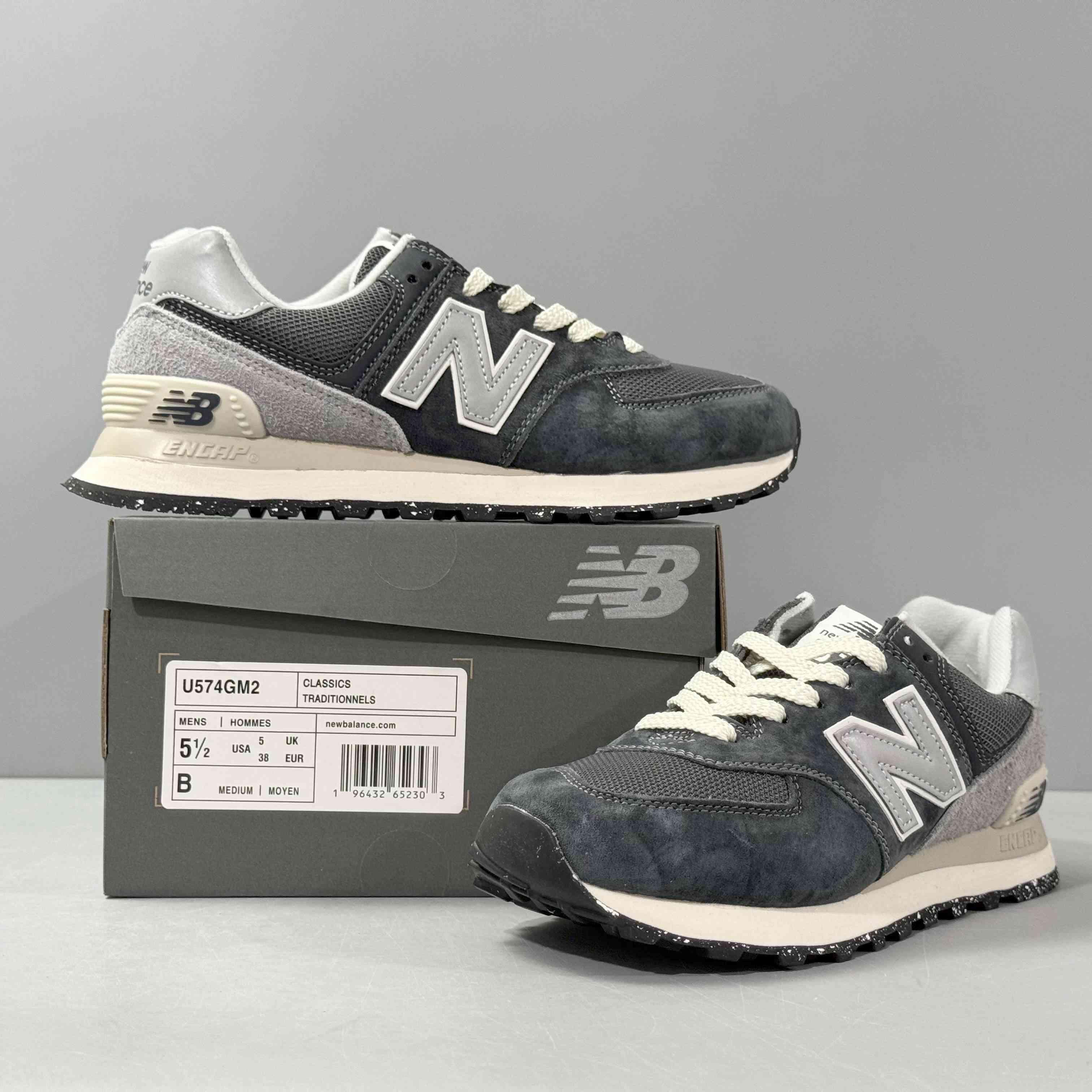 New Balance 574 CNY 'Black Grey White' - Banlieue91