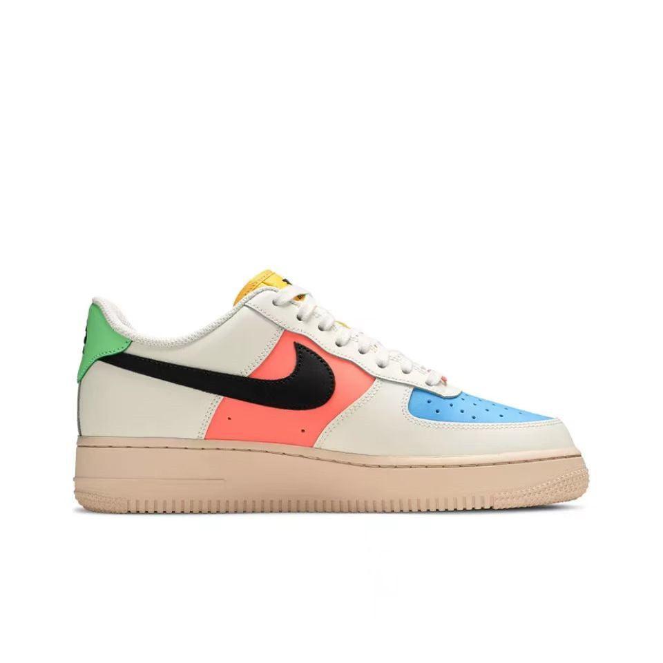 Nike Air Force 1 'Sail White Mango Orange Blue' - Banlieue91