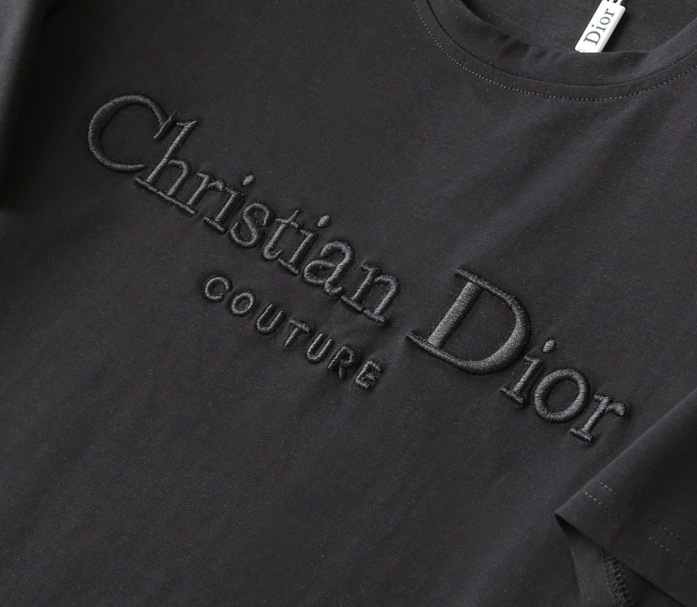 Dior T-Shirt Without Collar 'Black' - Banlieue91