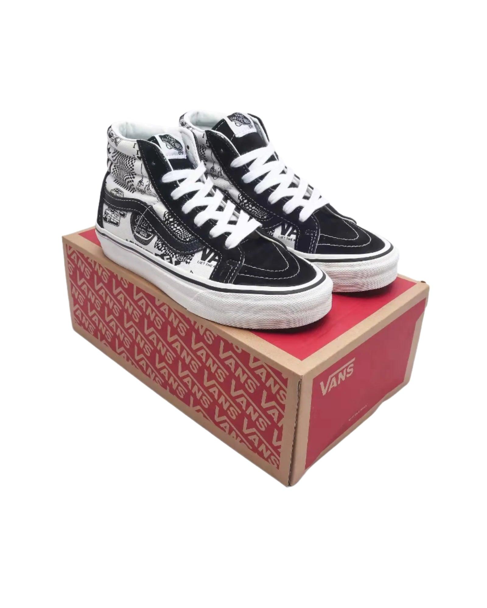 Vans Classic Series SK8-Hi High Top 'Black/White' - Banlieue91