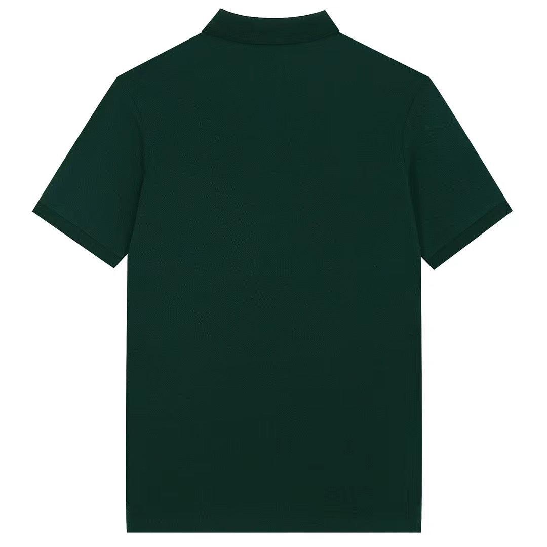 Burberry Dark Green T-Shirt With Collar - Banlieue91