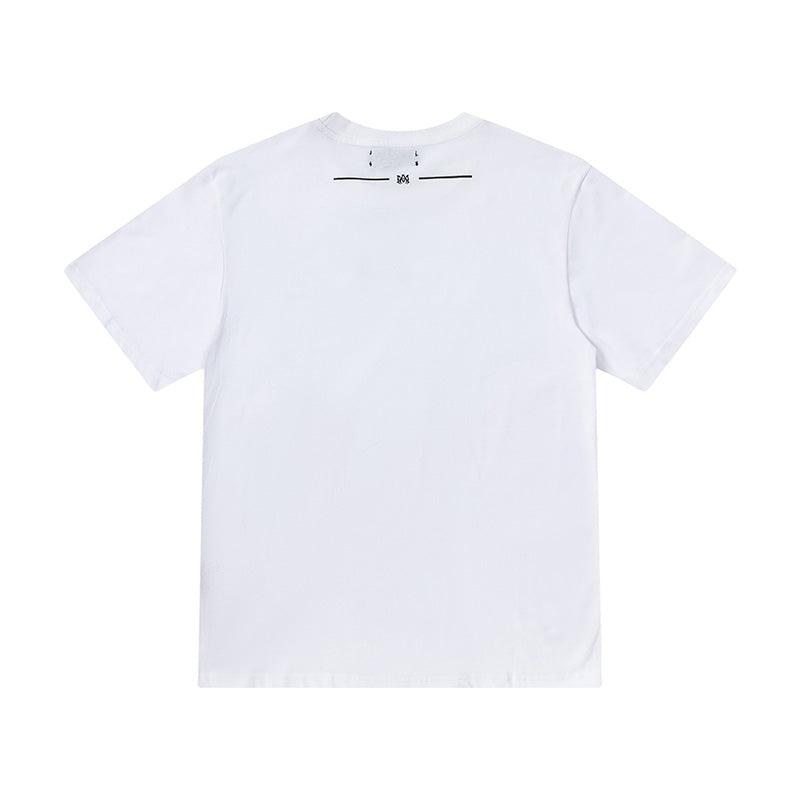 Amiri White T-Shirt Without Collar - Banlieue91