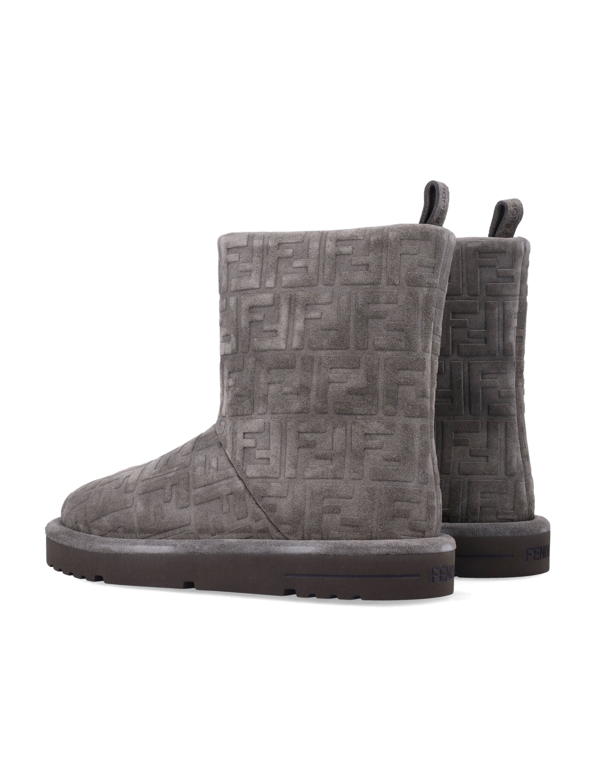 FENDI Chic Embossed Suede Boots - Banlieue91 -