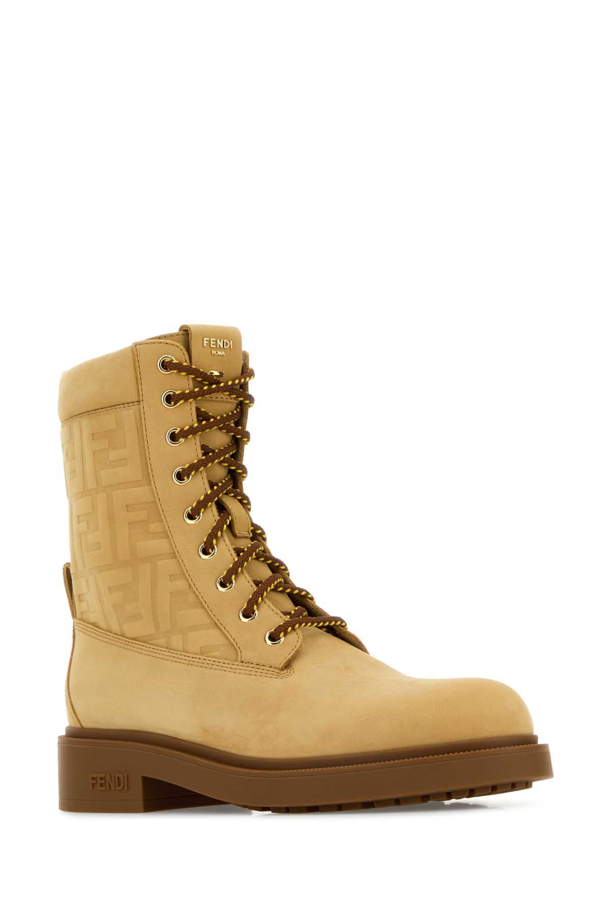 Fendi Mini Nubuck Ankle Boots for Women - Banlieue91 -