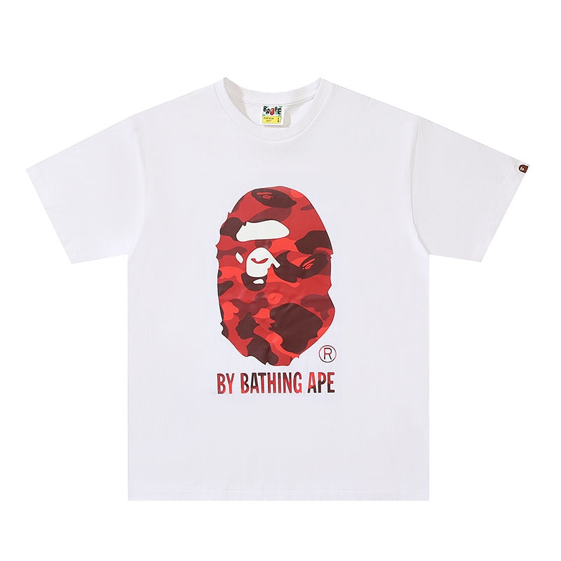 Bathing Ape White T-Shirt without Collar - Banlieue91