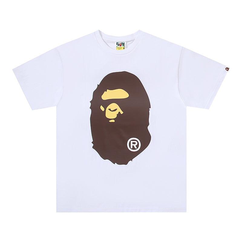 Bathing Ape White T-Shirt without Collar - Banlieue91