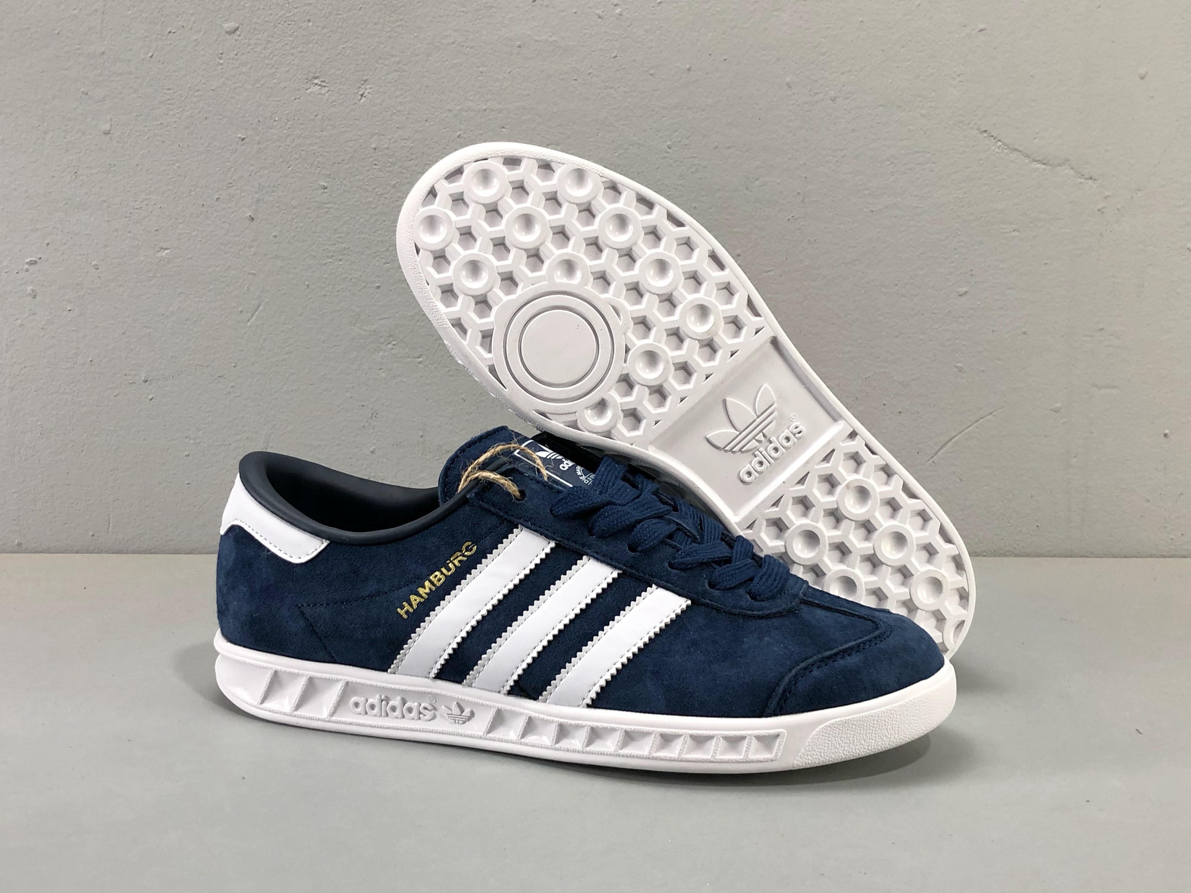 Adidas Originals Hamburg 'Dark Blue White' - Banlieue91