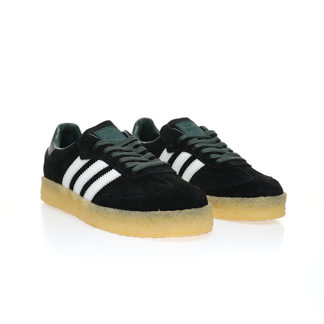 Adidas Originals Clarks 8th Street Samba By Ronnie Fieg Chalk 'Shadow Green' - Banlieue91 -