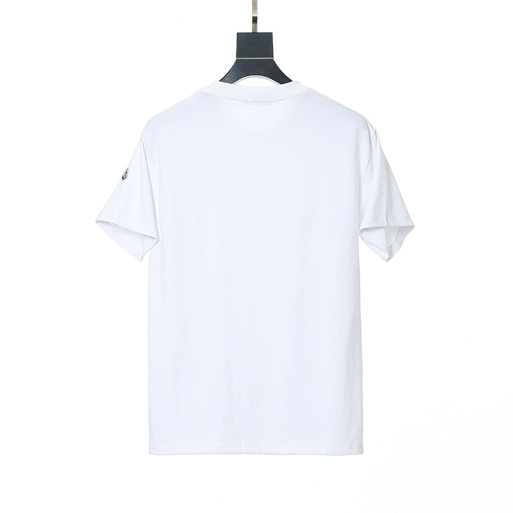 Moncler T-Shirt Without Collar 'White' - Banlieue91