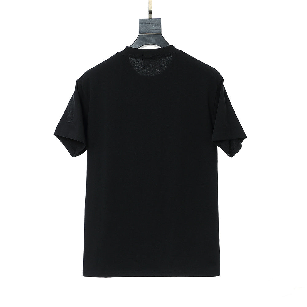 Moncler T-Shirt Without Collar 'Black' - Banlieue91