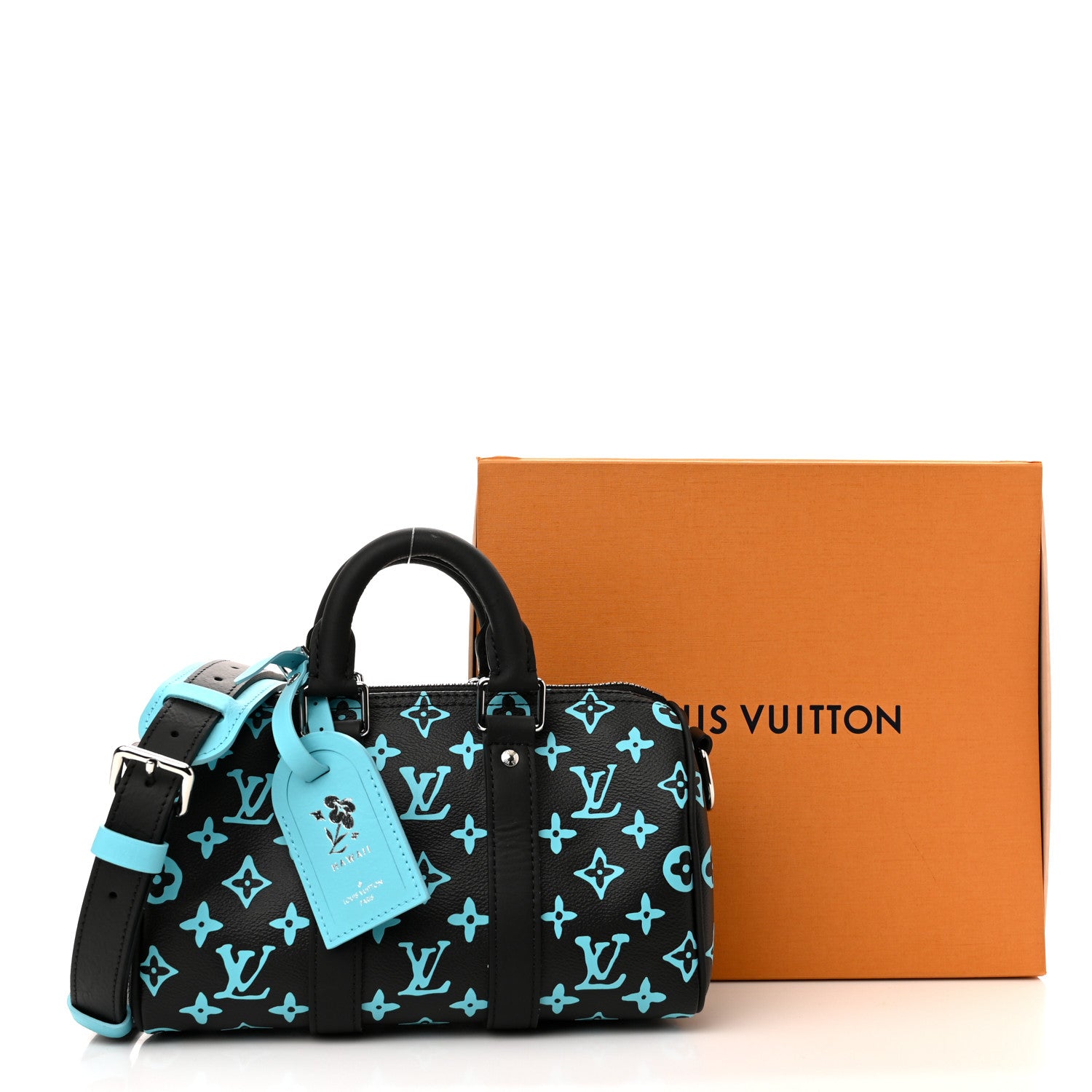 Louis Vuitton Monogram Playground Keepall Bandouliere 25 Black - Banlieue91