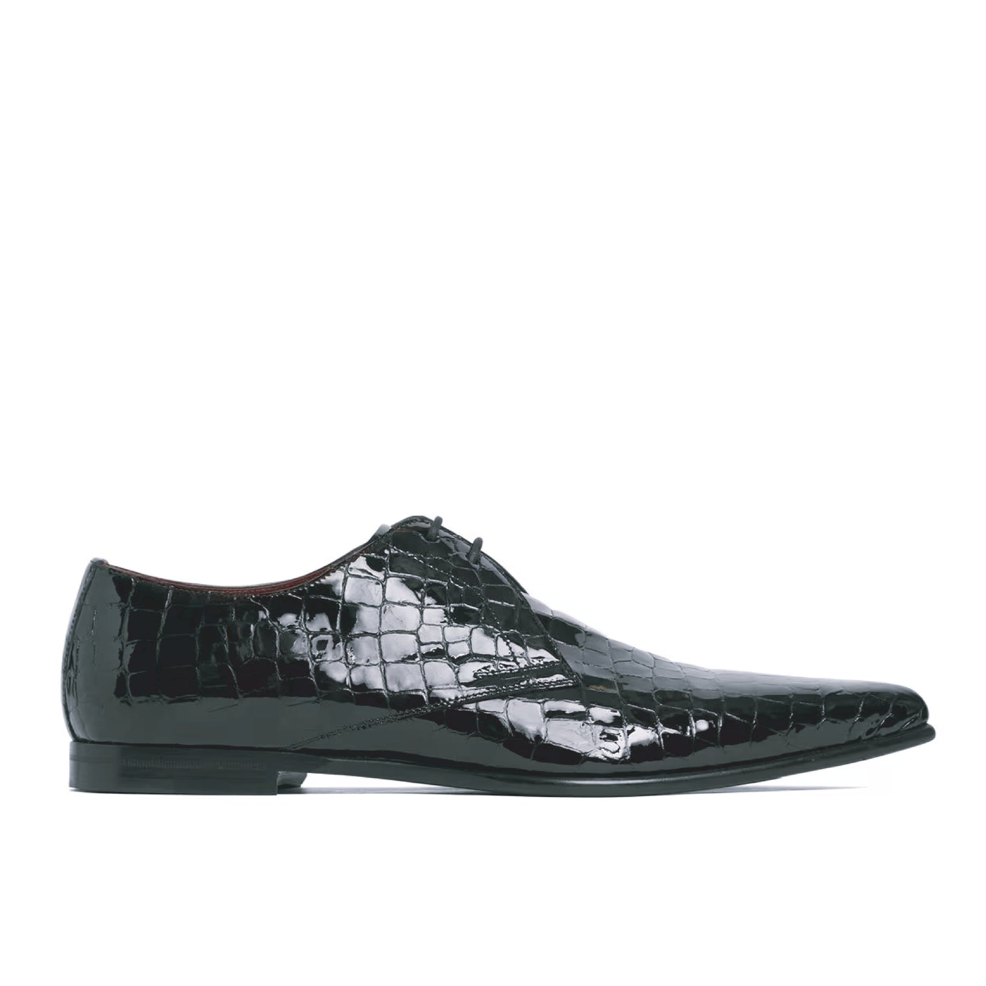 Dolce & Gabbana Achille Croc Embossed Derby - Banlieue91 -