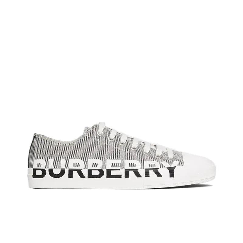 Burberry Logo Print Canvas Sneakers - Banlieue91 -