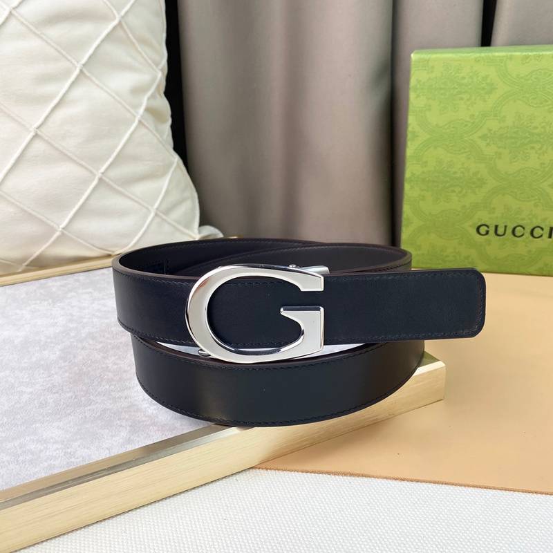 GUCCI Embellished coated-canvas and leather belt 'Black' - Banlieue91