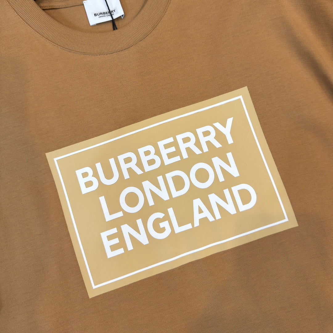 Burberry Brown & Beige T-Shirt Without Collar - Banlieue91