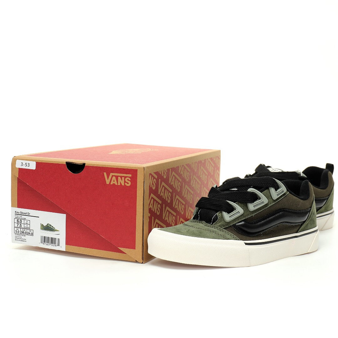 Vans Vault Knu-Skool VR3 DR "Marshmallow Green/Black" - Banlieue91