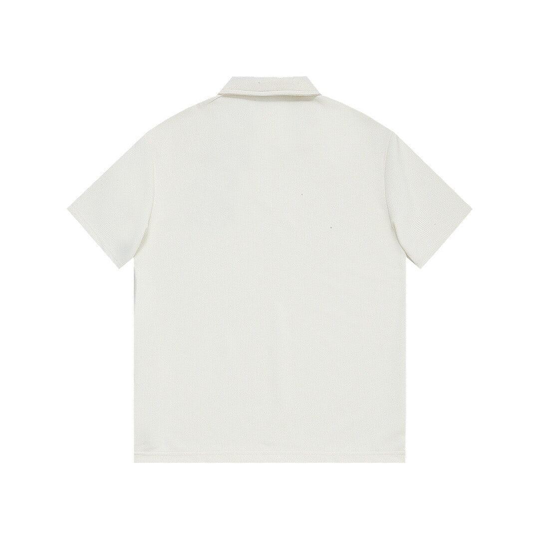 Louis Vuitton White T-Shirt with Collar - Banlieue91