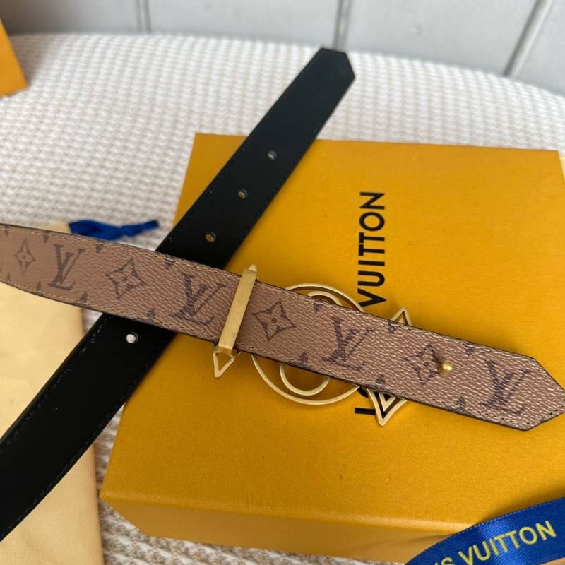 Louis Vuitton Woman Reversible Belt 'Brown/Black' - Banlieue91