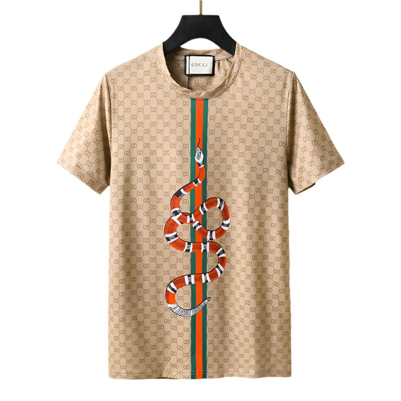 Gucci T-Shirt Without Collar 'Beige' - Banlieue91