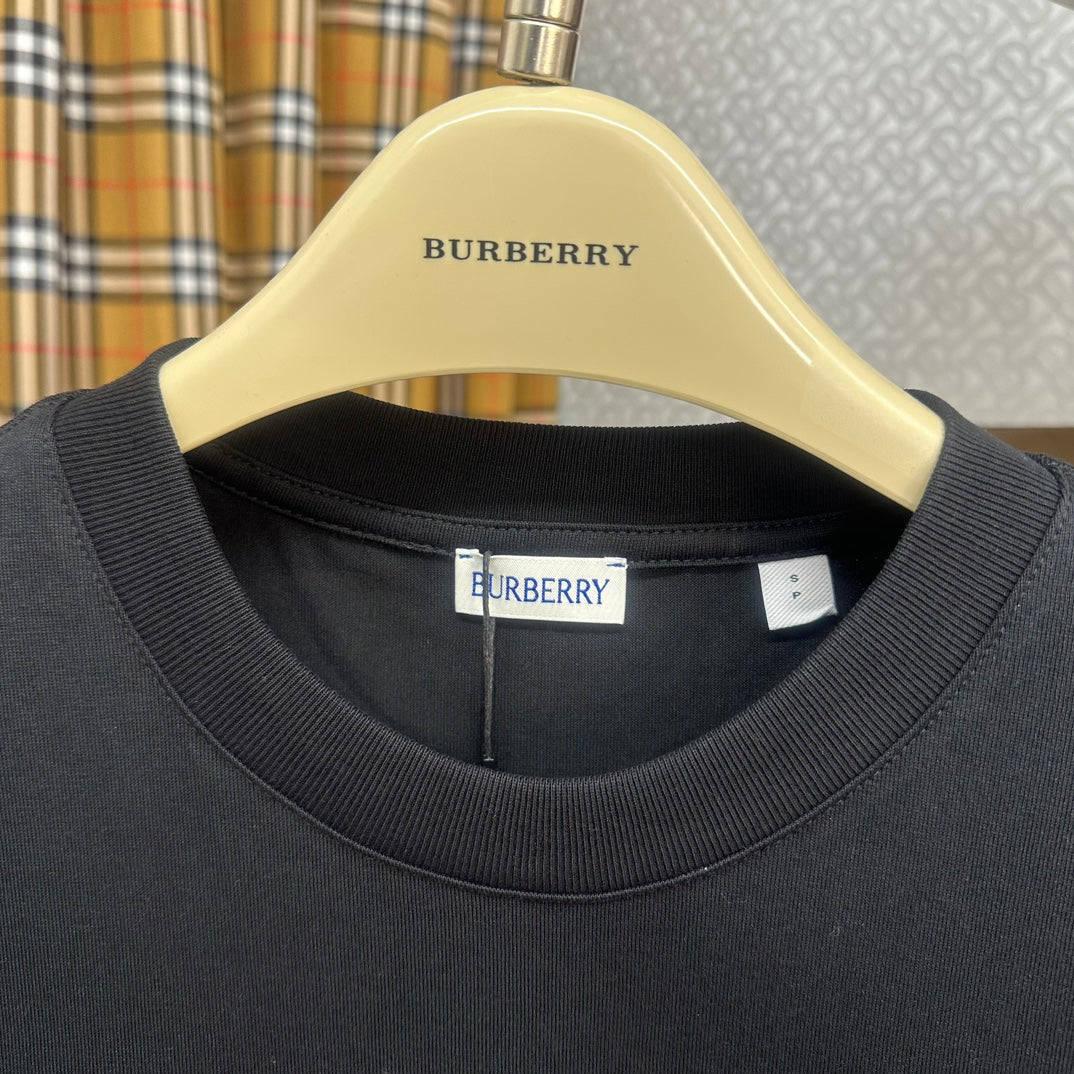 Burberry T-Shirt Without Collar 'Black' - Banlieue91