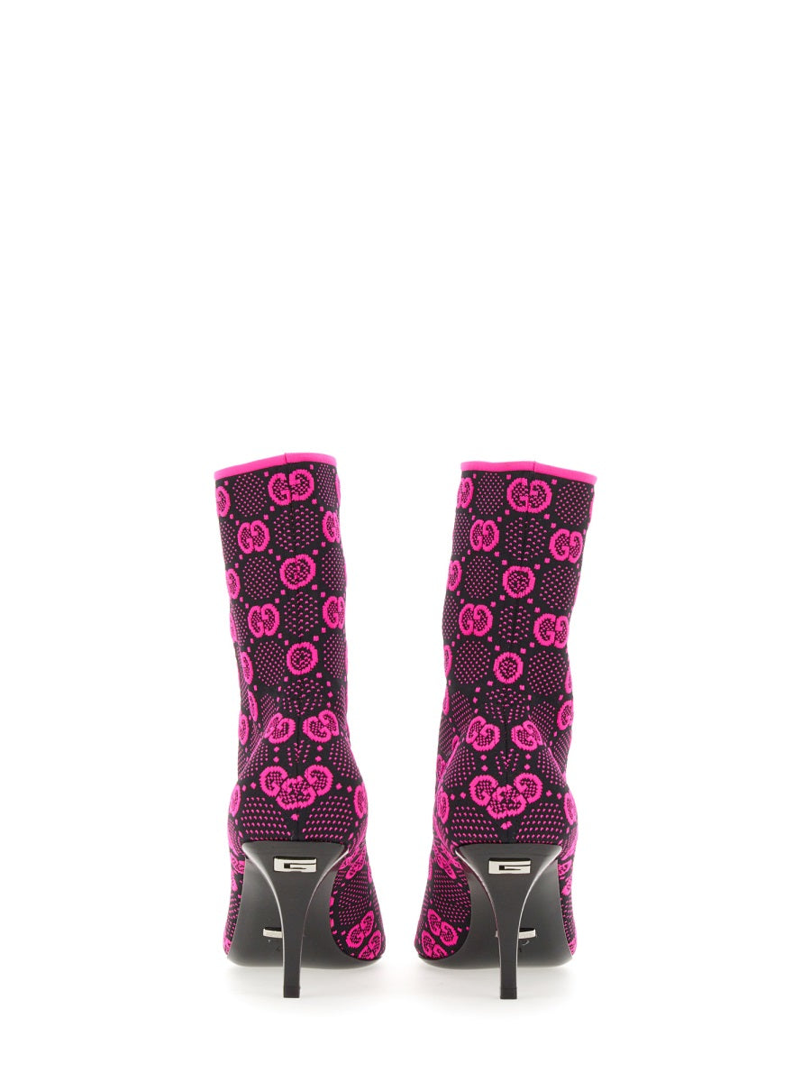 GUCCI Knit Medium Heel Boots - 7.5 cm - Banlieue91 -