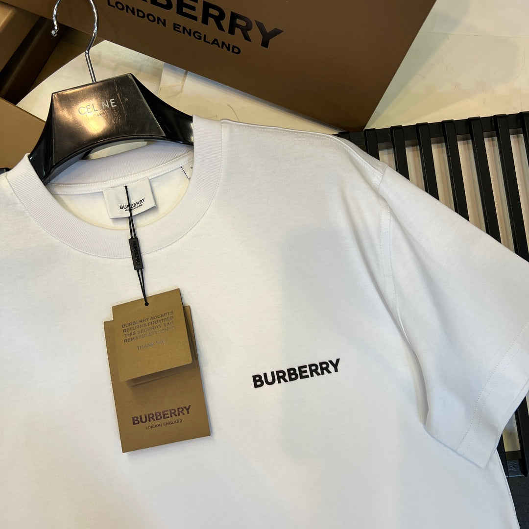 Burberry T-Shirt Without Collar 'White' - Banlieue91