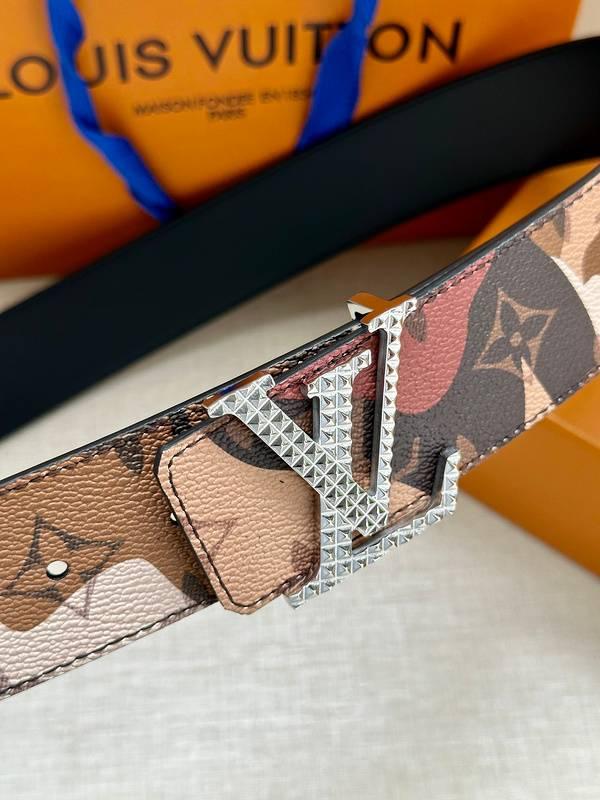 Louis Vuitton LV Initials Reversible Belt 'Brown' - Banlieue91