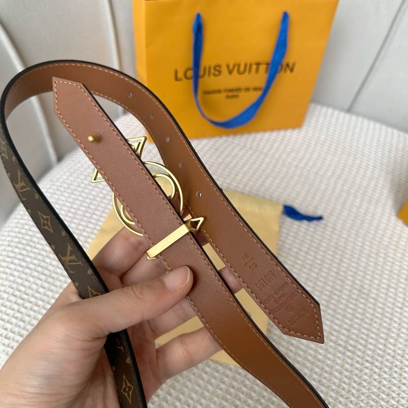 Louis Vuitton Woman Reversible Belt 'Brown' - Banlieue91