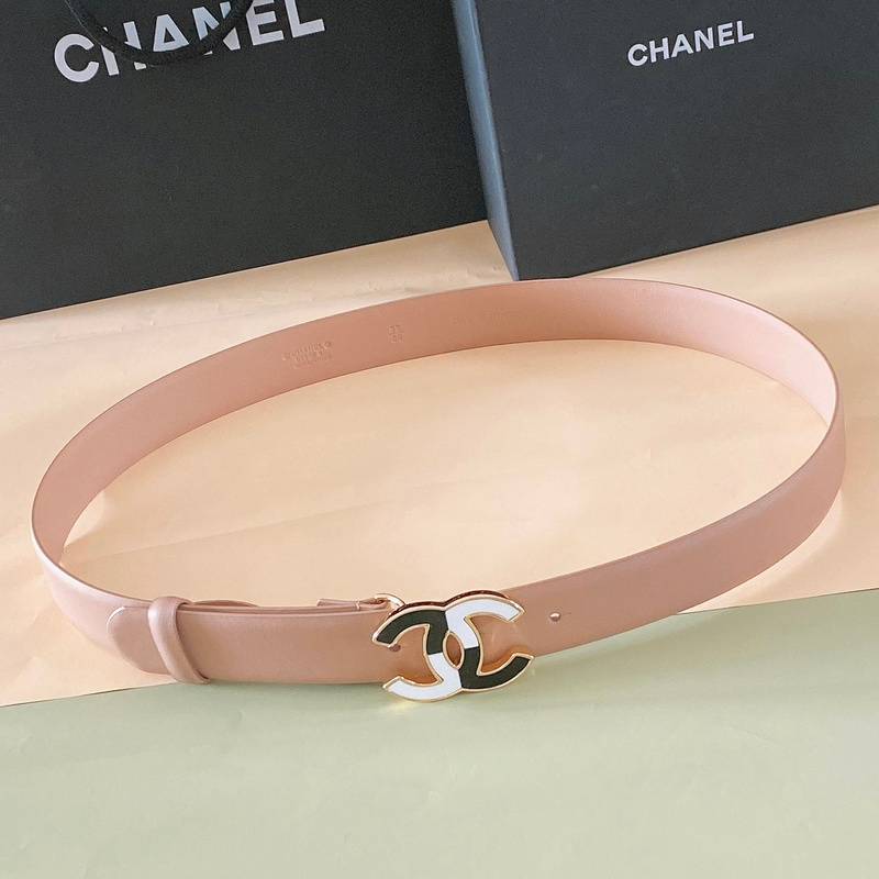 Chanel Women Logo Banding Belt 'Beige' - Banlieue91