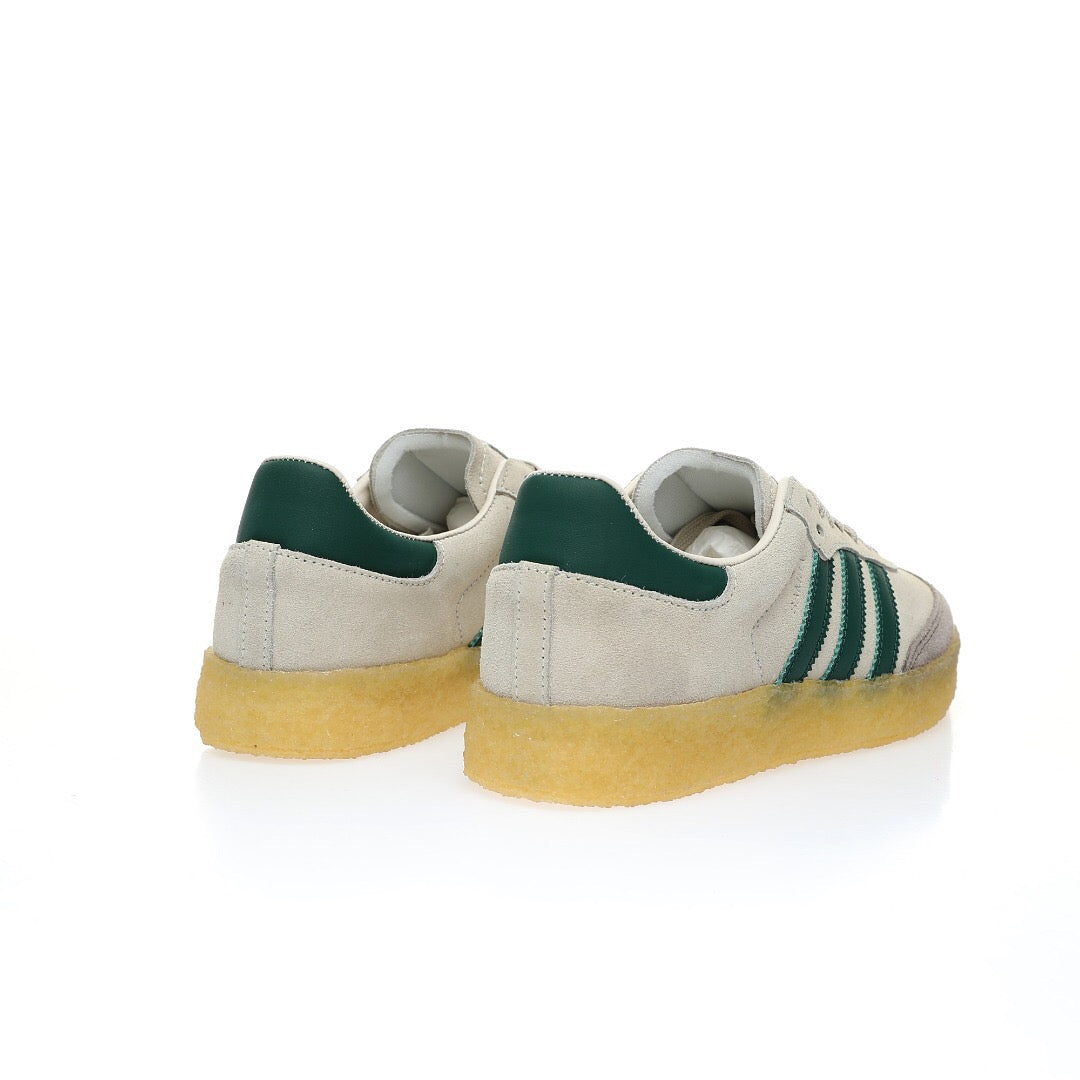 Adidas Originals Clarks 8th Street Samba By Ronnie Fieg Chalk 'White Green' - Banlieue91 -