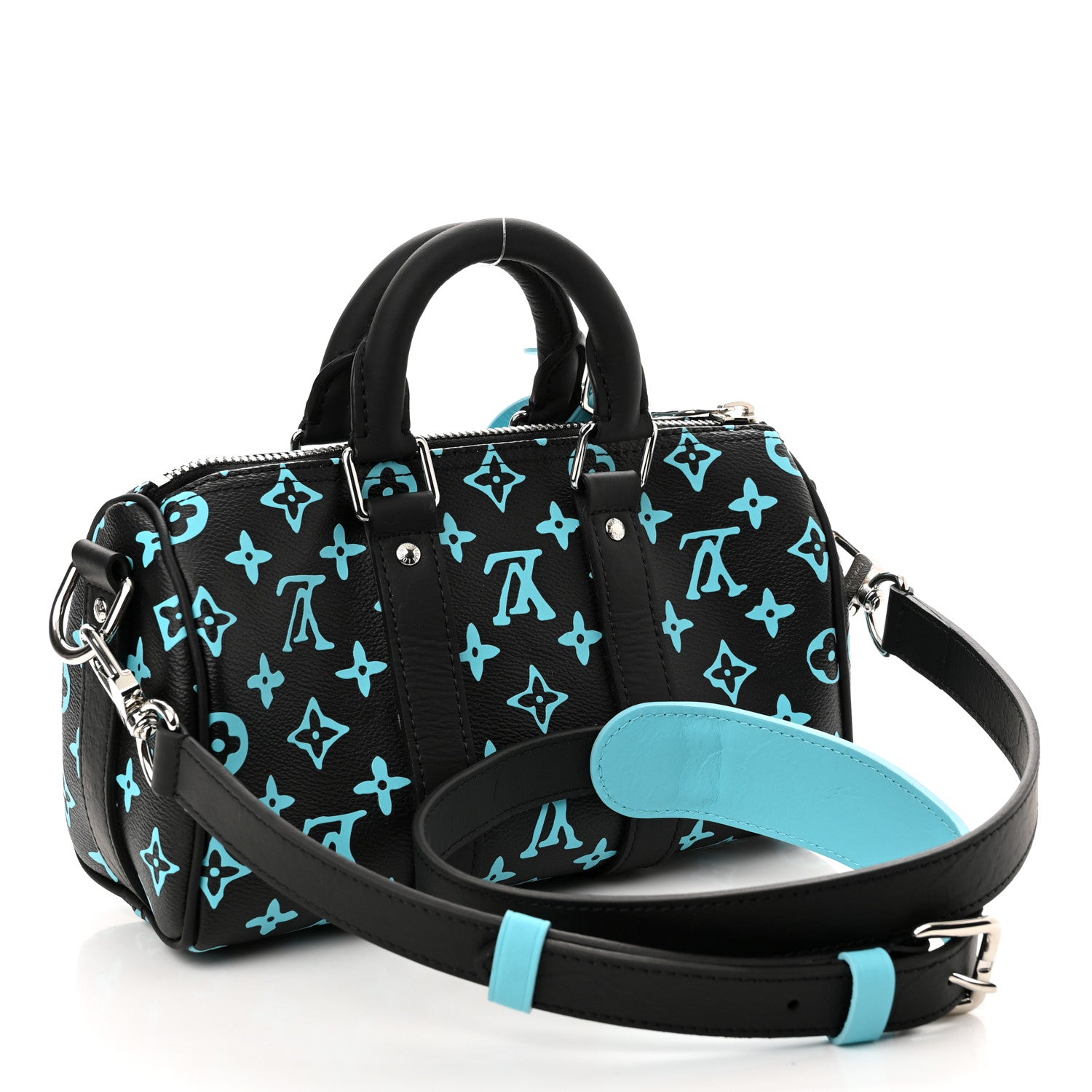 Louis Vuitton Monogram Playground Keepall Bandouliere 25 Black - Banlieue91