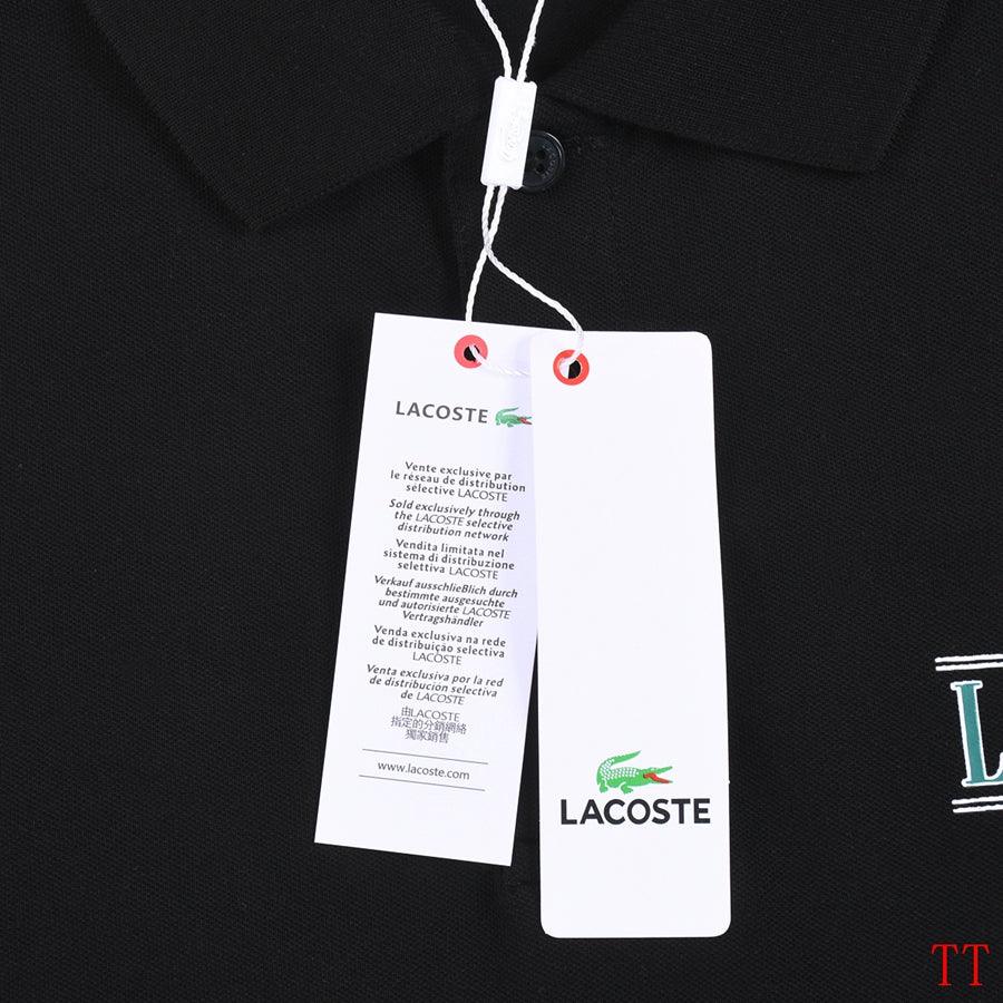 Lacoste Black T-shirt With Collar - Banlieue91