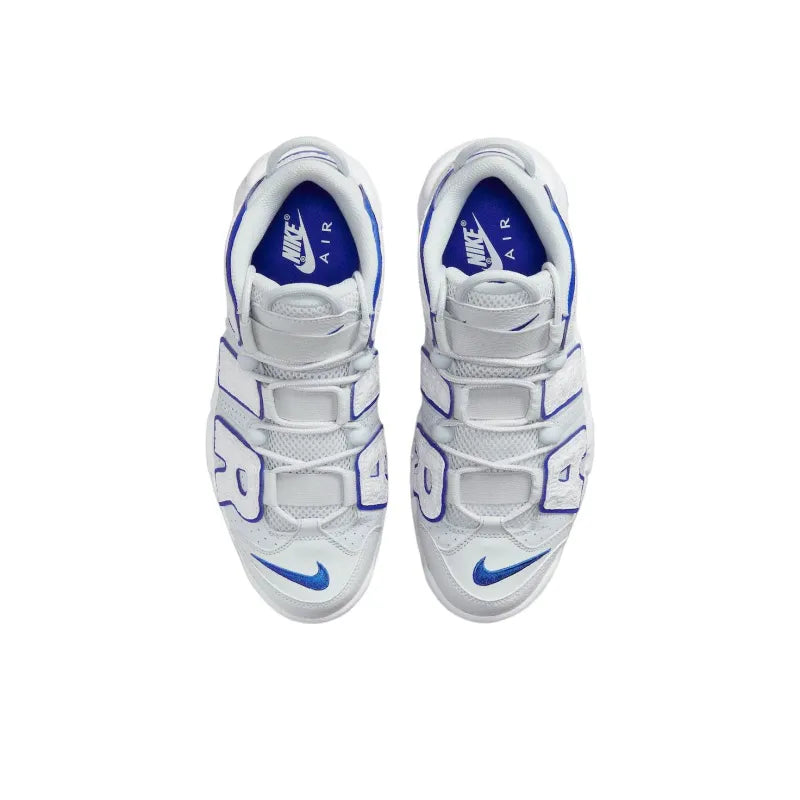 Nike Air More Uptempo Embossed White Royal Blue - Banlieue91 -