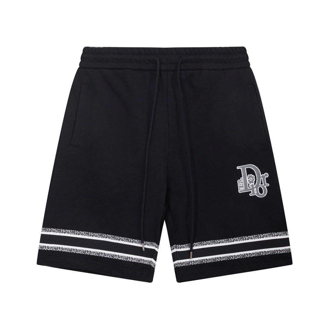 Dior Knit Basketball Shorts 'Black/White'