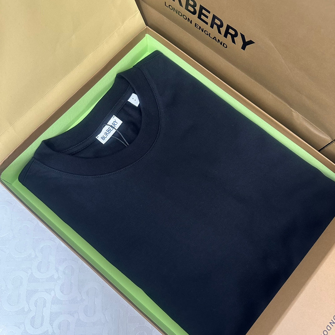 Burberry T-Shirt Without Collar 'Black' - Banlieue91