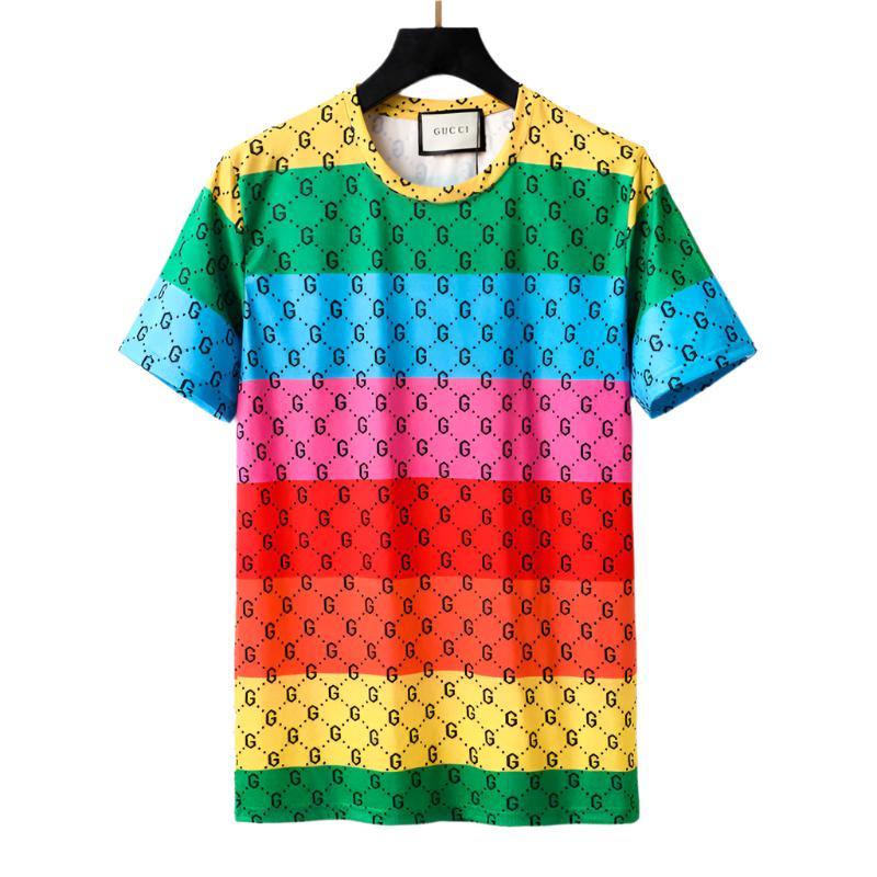 Gucci T-Shirt Without Collar 'Multicolor' - Banlieue91