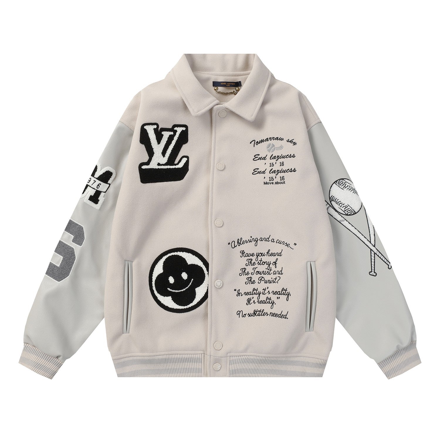 LOUIS VUITTON Varsity Jacket 'Beige' - Banlieue91