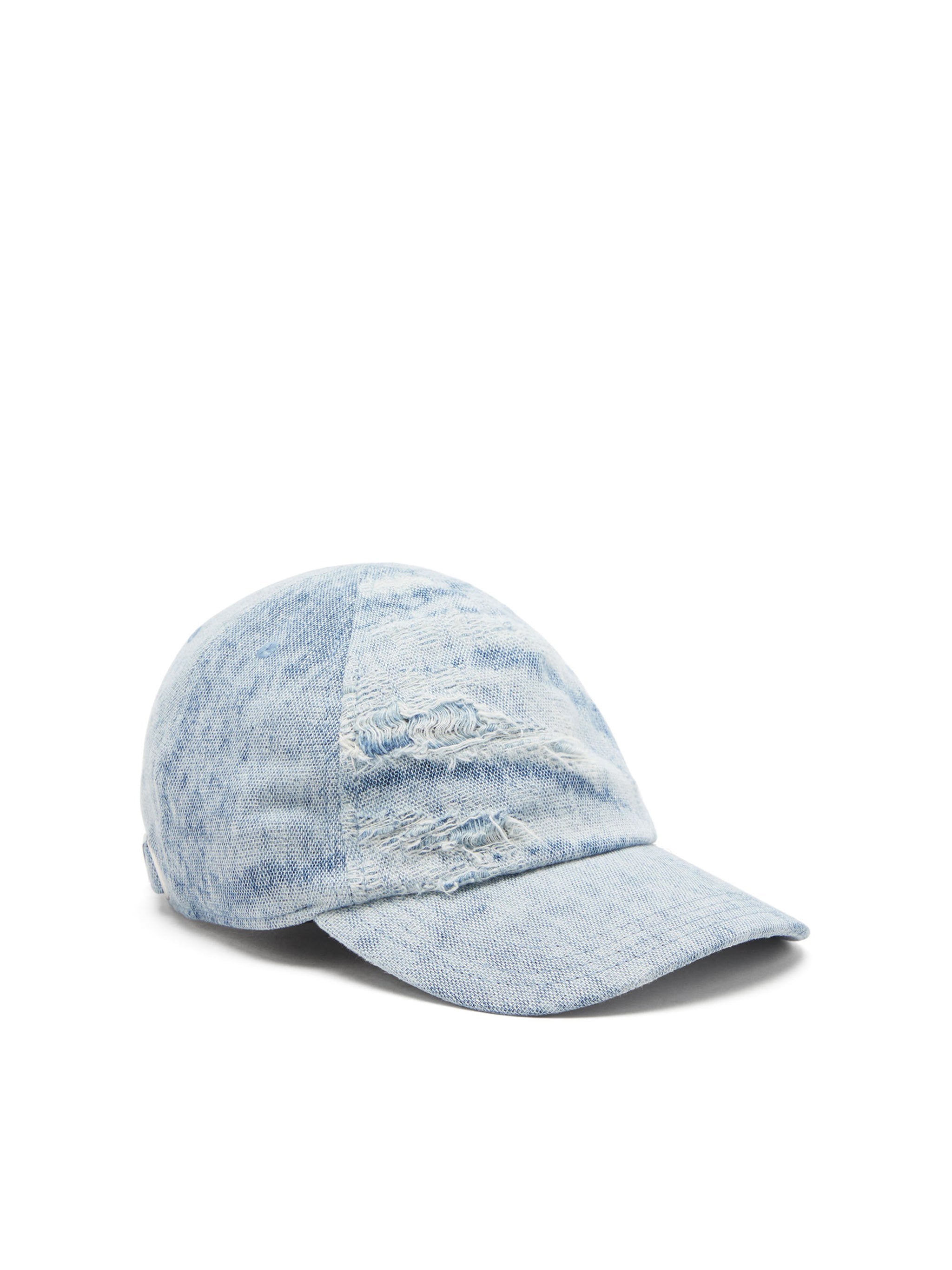 DIESEL Distressed Baseball Cap with Adjustable Back Closure - Banlieue91 -