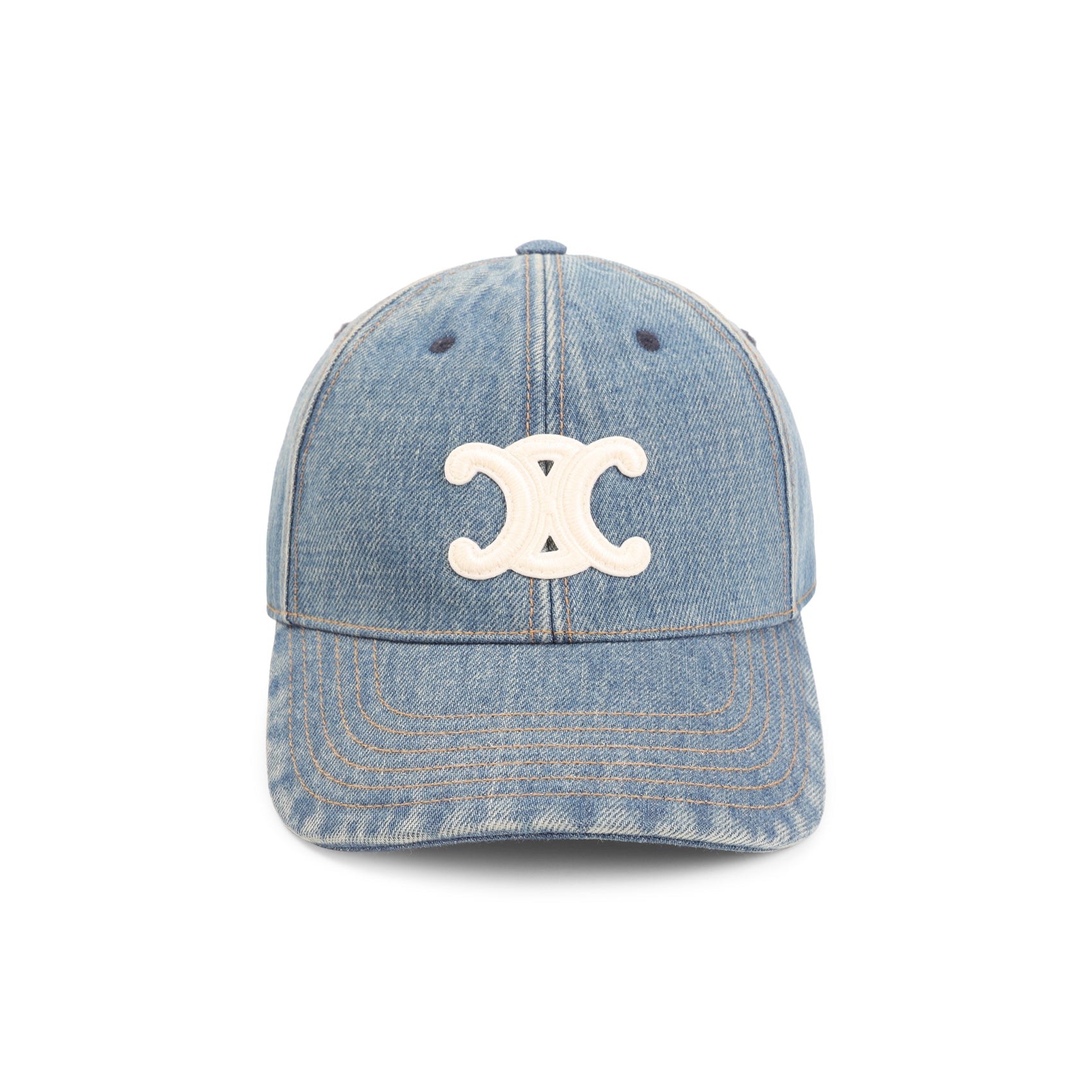 CELINE Triomphe Logo-Appliquéd Baseball Cap - Banlieue91 -
