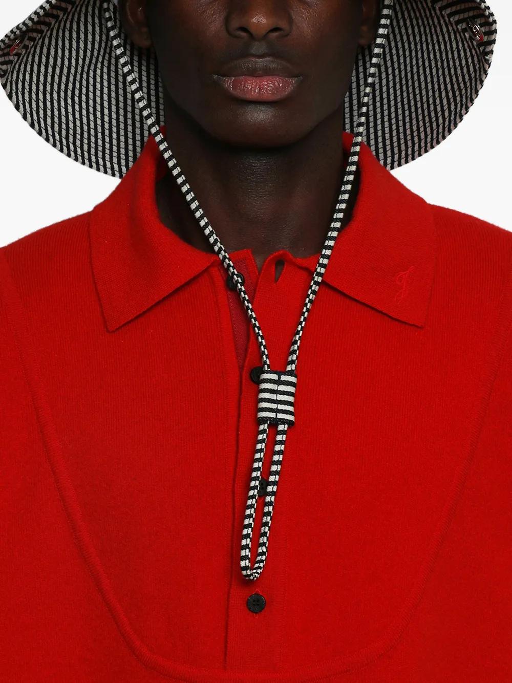 JACQUEMUS Striped Wide Brim Hat - Banlieue91 -