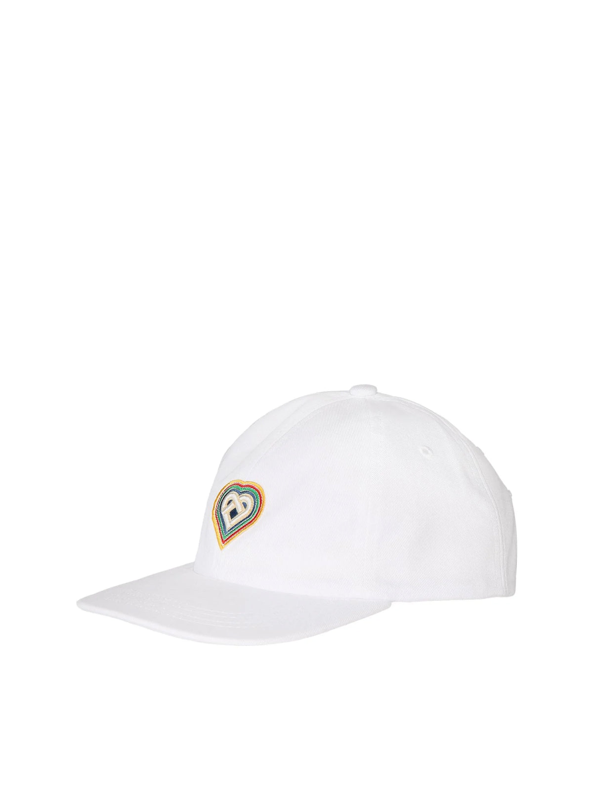 CASABLANCA Rainbow Heart Logo Baseball Cap - Banlieue91 -