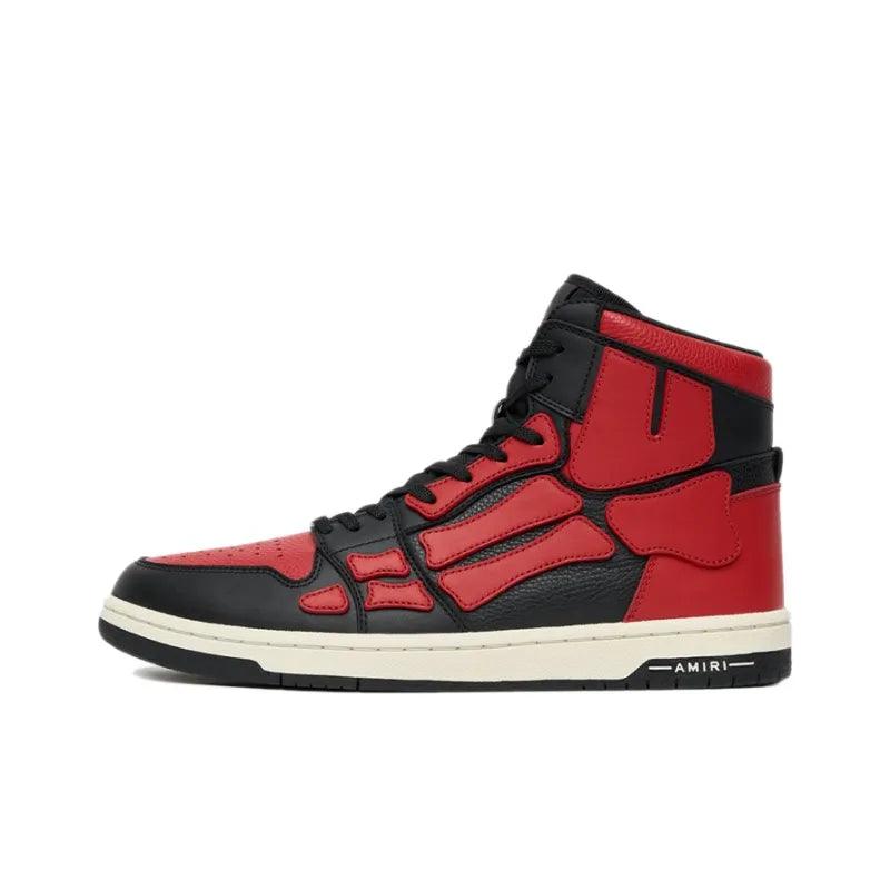 AMIRI Skel Top Hi Black Red White - Banlieue91