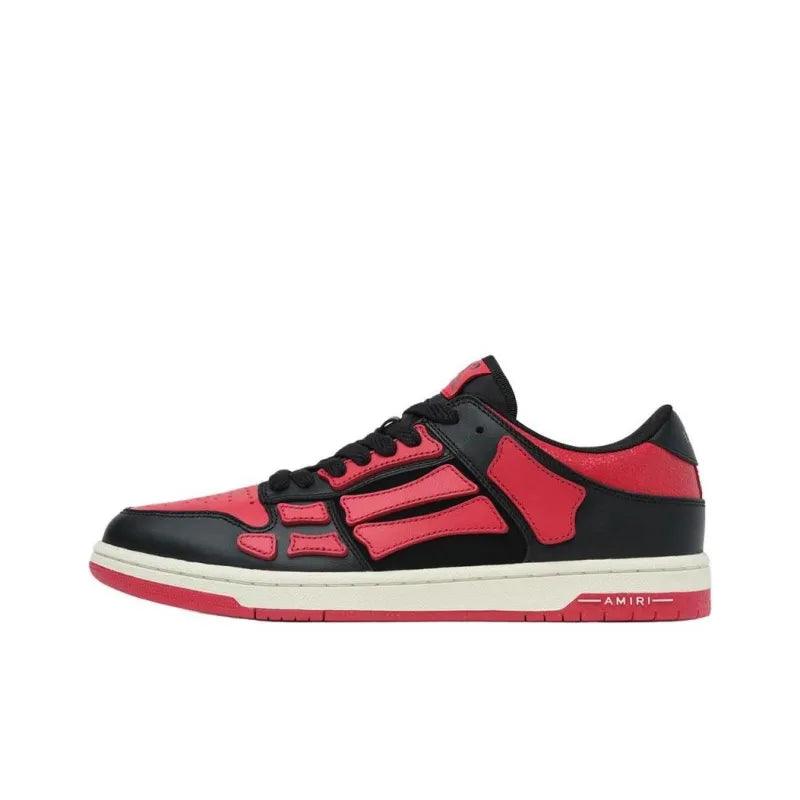 AMIRI Skel Top Low Low Top Skateboard Shoes Men's Red - Banlieue91
