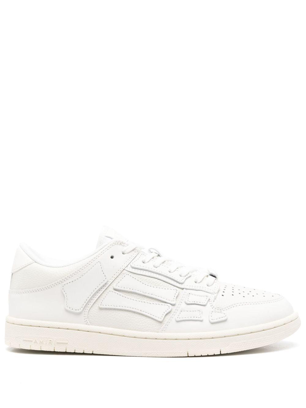 AMIRI Skel leather sneakers 'All White' - Banlieue91